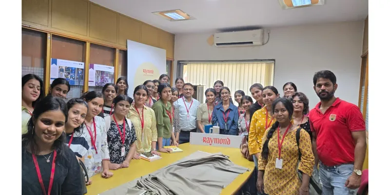 NIFT Daman Students Visit Raymond Facility in Vapi for Industrial Textile Exposure
